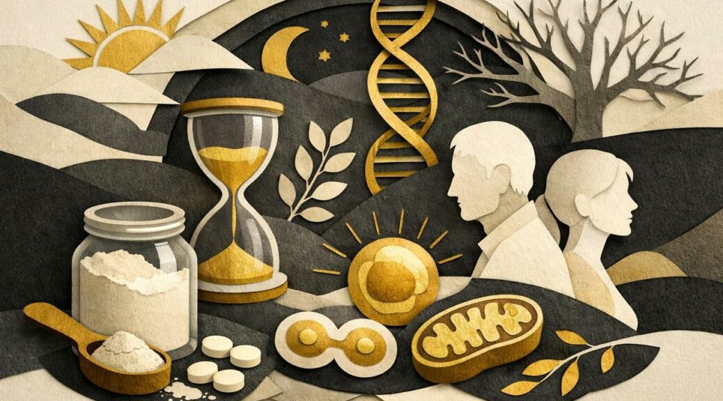 Editorial illustration for: Glycine: The Anti-Aging Wonder Supplement?