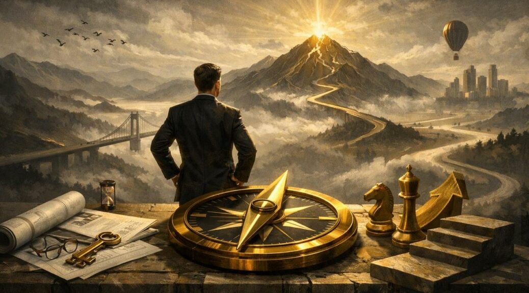 Editorial illustration for: Mastering Project Leadership: Keys to Success